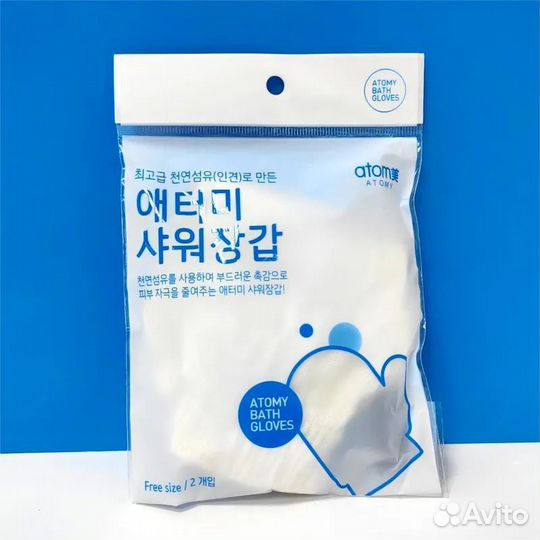 Мочалка варежка для душа