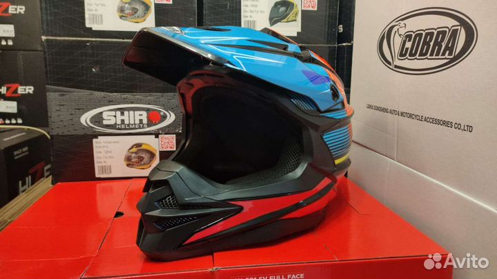 Cobra JK803 Мотокросс 55-58 Black/Orange