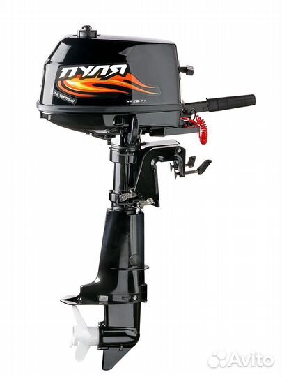Лодочный мотор пуля М5, 2-х тактный