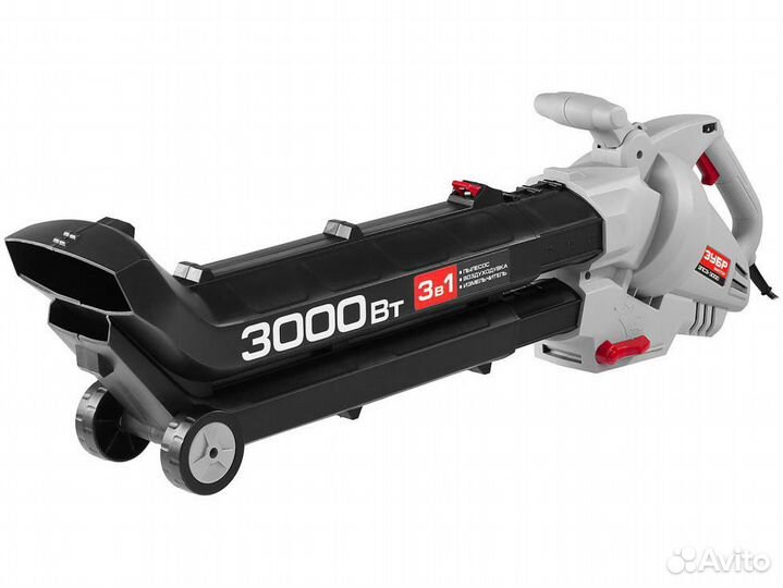 Садовый электрический пылесос Зубр зпсэ-3000