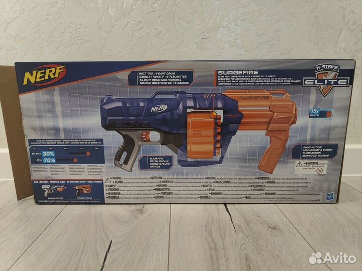 Бластер Nerf N-Strike Элит Серджфайр