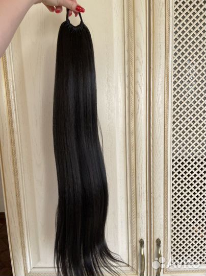 Хвост на резинке, накладной хвост, коса