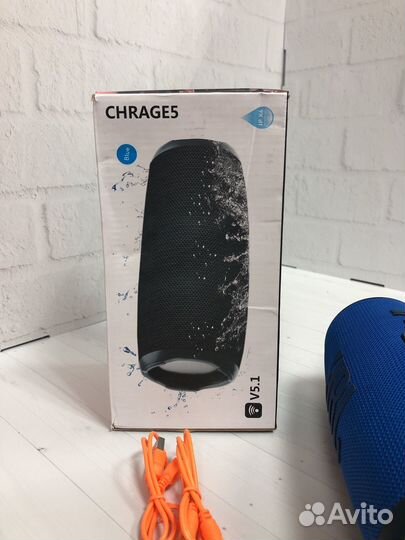 Колонка JBL Charge 5, синяя(75смт)