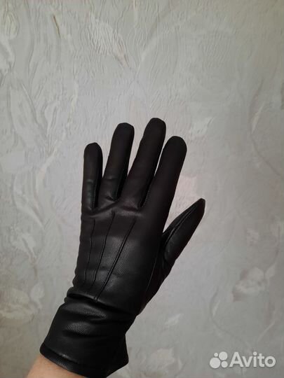 Перчатки кожаные