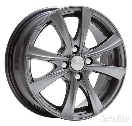 R15 4x100 6J ET50 D60,1 Скад Мальта графит