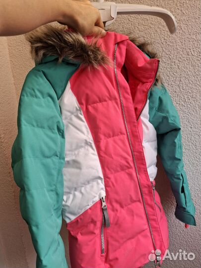 Зимний пуховик двойка для девочки 140