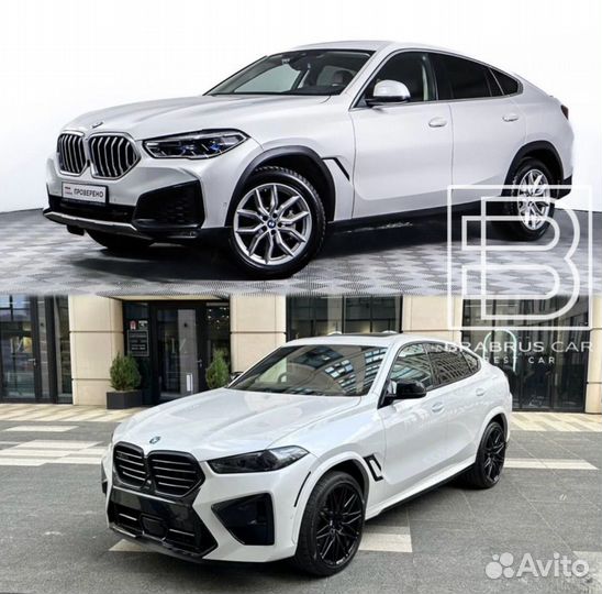 Обвес рестайлинг Х6М F96 для BMW X6 G06 2024