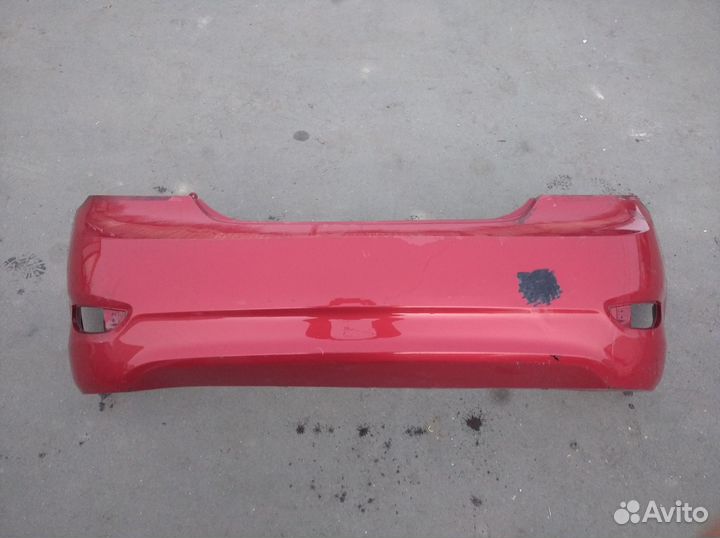 Задний бампер Hyundai Solaris 2010-2014