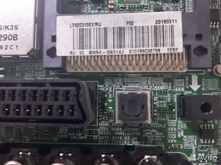 BN41-02098 BN94-09314J самсунг lt32e310ex