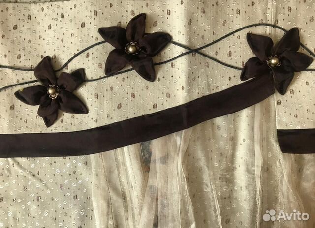 Комплект штор с балдахином и тюль