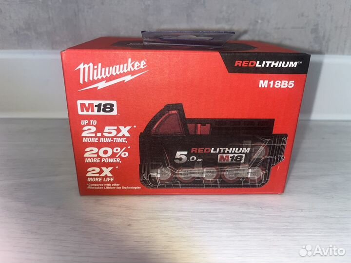 Аккумулятор milwaukee M18B5