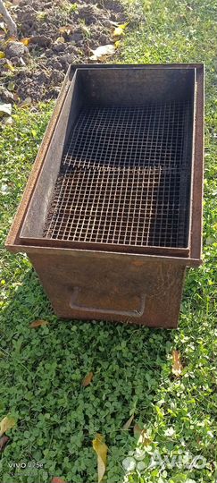 Коптильня горячего копчения бу