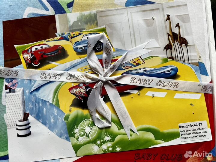 Детское постельное белье сатин