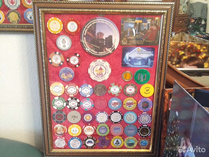 Фишки, жетоны казино, клубов Москвы