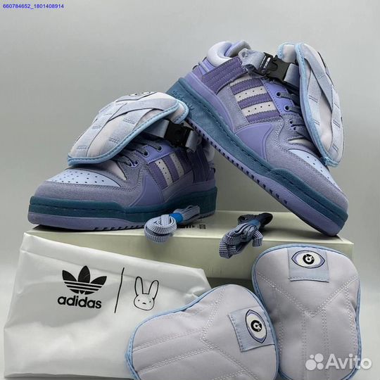 Кроссовки Adidas Bad Bunny Forum Low (Арт.61972)