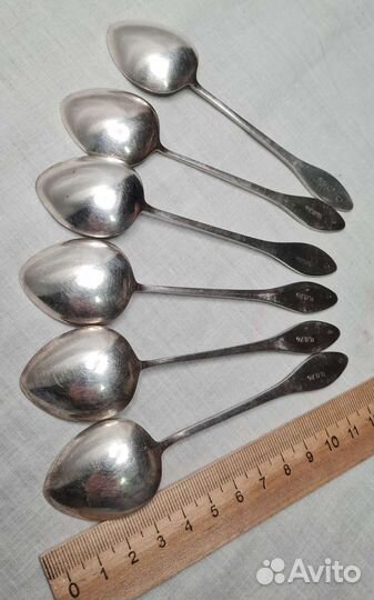 Ложки Кофейные Набор Мельхиор мнц Таллин СССР