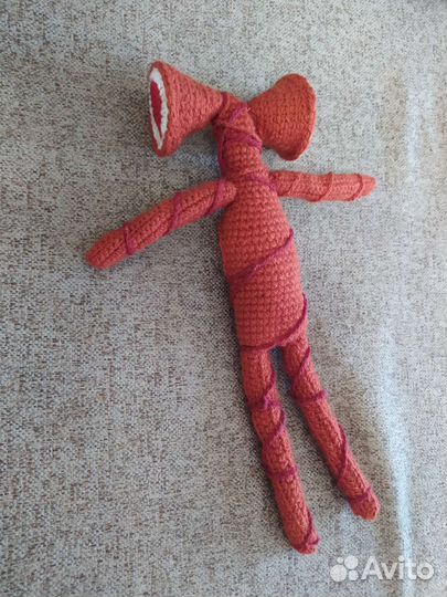 Кукла тильда вязаная сиреноголовый