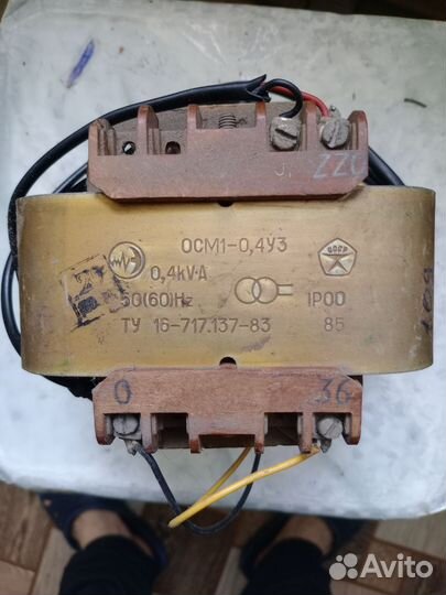 Трансформатор 220/36V 12А