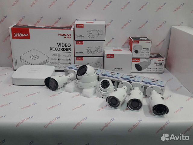 Комплект видеонаблюдения 4Мп Dahua 6 камер