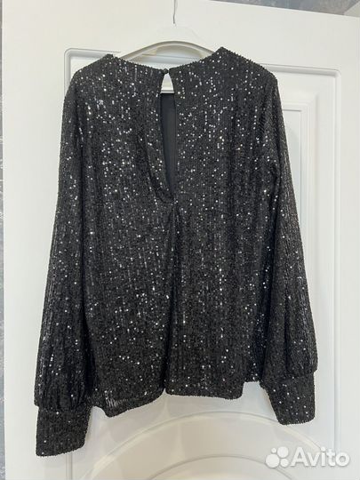 Блуза с пайетками вечерняя
