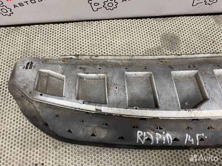 Защита бампера переднего Skoda Rapid 2013