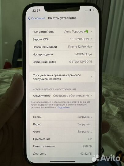 iPhone 12 Pro Max, 256 ГБ