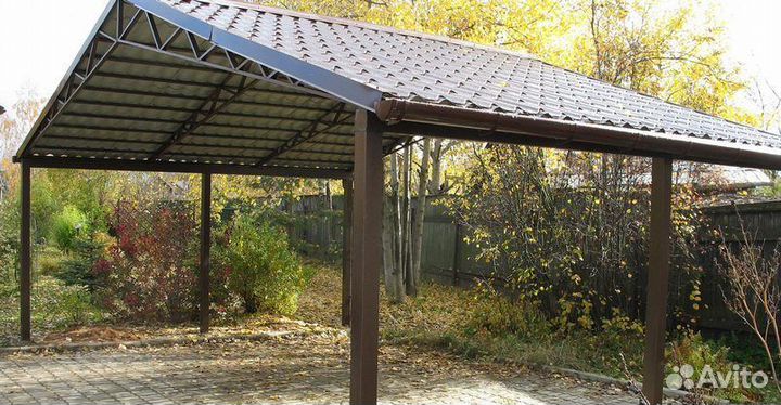 Заборы ворота калитки навесы