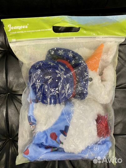 Новогодний костюм Снеговика 4-5 лет