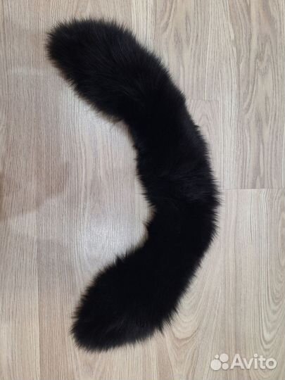 Меховой воротник из енота