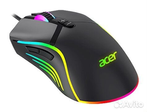 Проводная игровая мышь Acer OMW144 черный