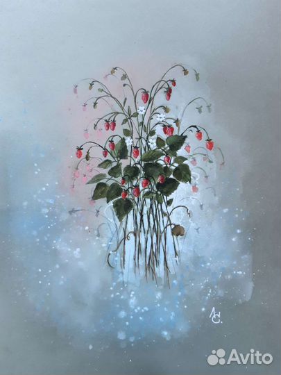 Авторская ботаническая картина