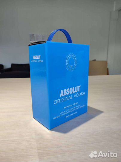 Водочный комплект абсолют 3л