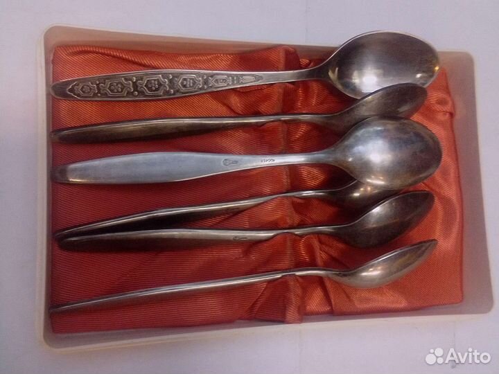 Ложечки мельхиоровые. СССР