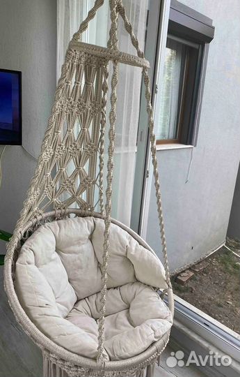 Качели гамак макраме шатер