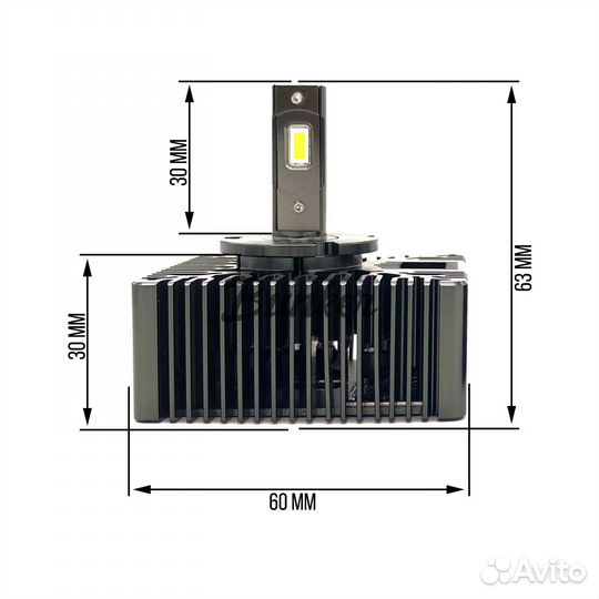 Светодиодные LED лампы под штатный ксенон D5S