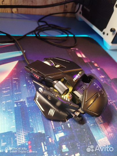 Игровая мышь mad catz r a t 8 +