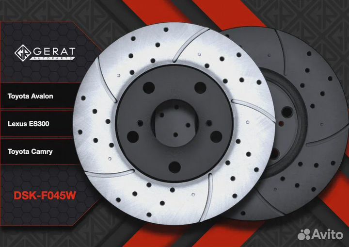 Тормозной диск Gerat DSK-F045W (передний) Perform