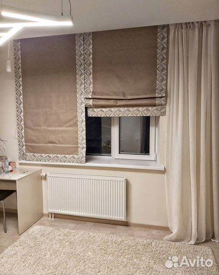 Римские шторы от производителя на электроприводе