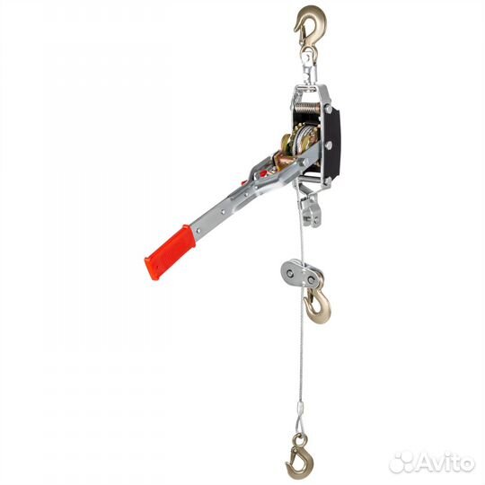 Лебедка рычажная, тяга 4 т, подъем 1.6 т, двойное