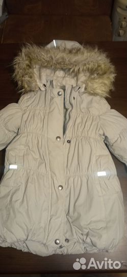 Куртка зимняя на девочку 92