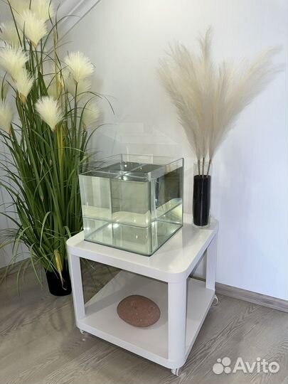 Аквариум OptiWhite Панорамный cube