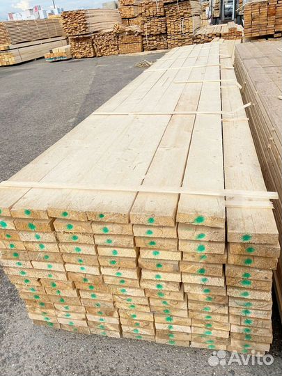 Доска обрезная 50х150х6000мм
