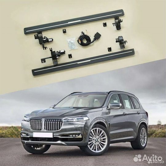 BMW X7 Выдвижные Электрические пороги 19-24 г