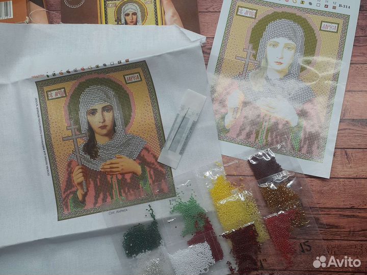 Набор для вышивания бисером иконы