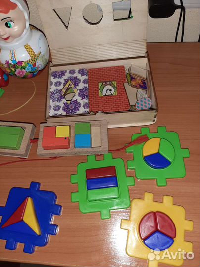 Развивающие деревянные игрушки пакетом
