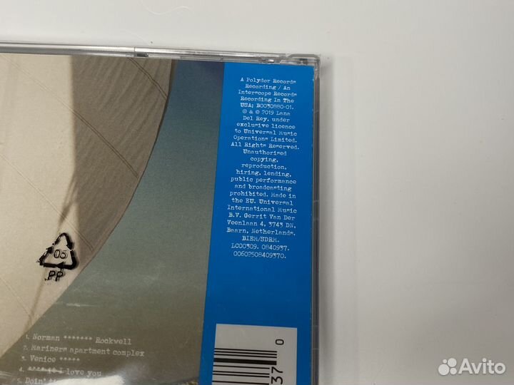 Lana Del Rey - Norman Fucking Rockwell CD