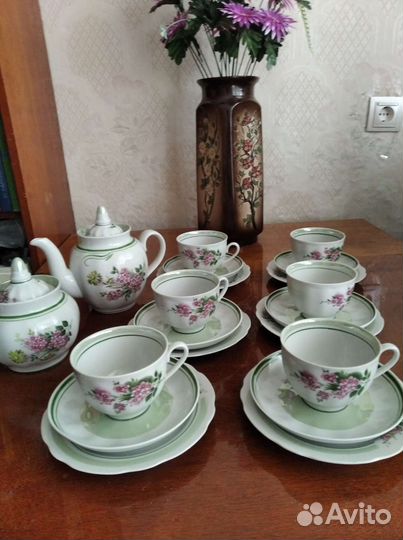 Чайный сервиз,20 предметный,новый,Дулево,1995 г