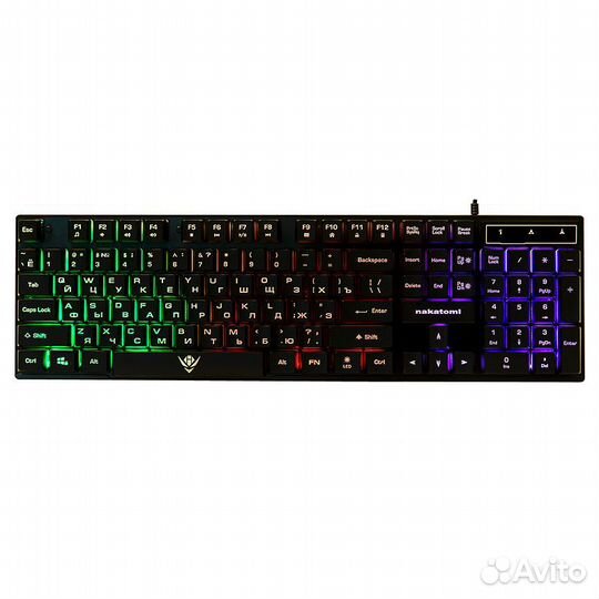 Клавиатура Nakatomi KG-23U игровая с подсветкой