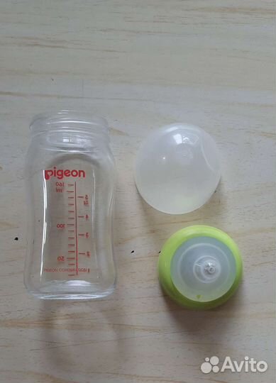 Бутылочка для кормления pigeon стекло