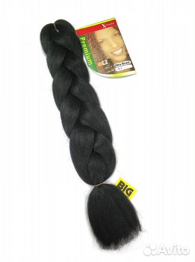 Канекалон 1 цвет X-Pression A01 черный